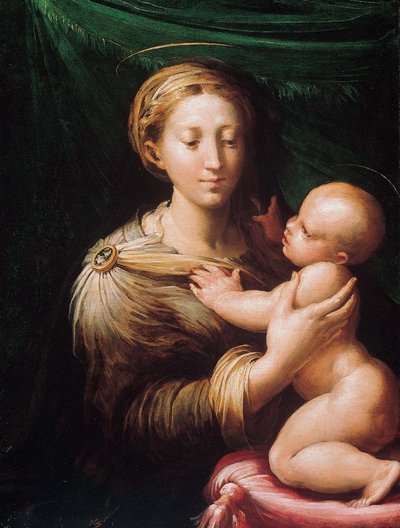 The Madonna and Child by Parmigianino